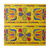 ヴィンテージのフェイクなToleのスタイルのタイルの芸術及び技術の一見 タイル (正面)