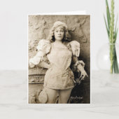 ヴィンテージのフェンシングマスターのメッセージカード カード (正面)