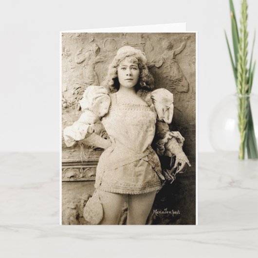 ヴィンテージのフェンシングマスターのメッセージカード カード (正面)