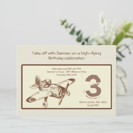 ヴィンテージのフライヤの招待状 招待状 (スタンド正面)