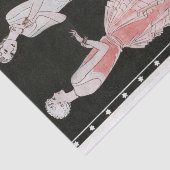 ヴィンテージのフラッパーのファッション 薄葉紙 (詳細)