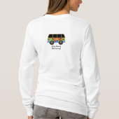 ヴィンテージのフラワーチャイルドのノスタルジアのティー Tシャツ (裏面)