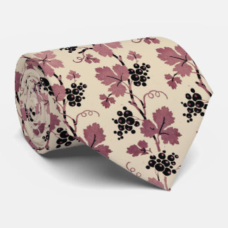 ヴィンテージのフランスのなつる植物のタイ ネクタイ