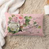 ヴィンテージのフランスのなコラージュの装飾用クッション ランバークッション (ブランケット)