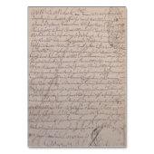 ヴィンテージのフランスのなティーポットの座席表 テーブルナンバー (裏面)