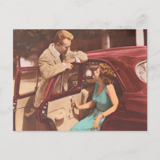 ヴィンテージのフランスのなバレンタインの郵便はがきの詳細 シーズンポストカード