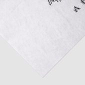 ヴィンテージのフランスのなヒツジのグラフィック 薄葉紙 (詳細)