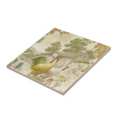 ヴィンテージのフランスのな国のオンドリか雌鶏のセラミックタイル タイル (側面)