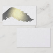 ヴィンテージのフランスのな国の英国の天使によってはライトが飛びます 名刺 (正面/裏面)