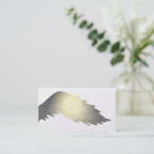 ヴィンテージのフランスのな国の英国の天使によってはライトが飛びます 名刺 (スタンド正面)