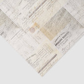 ヴィンテージのフランスのな執筆ティッシュペーパー 薄葉紙 (詳細)