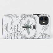 ヴィンテージのフランスのな女王バチのiphone 5の場合 Case-Mate iPhoneケース (裏面(横))