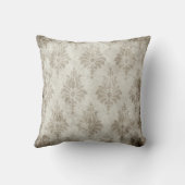 ヴィンテージのフランスのな庭の鳥の枕 クッション (裏面)