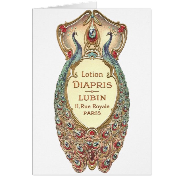 ヴィンテージのフランスのな石鹸のラベル (正面)