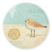 ヴィンテージのフランスのな砂のパイパー セラミックノブ (正面)