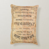 ヴィンテージのフランスのな美しいのラベル アクセントクッション (裏面(縦))