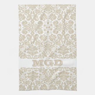 ヴィンテージのフランスのな花のアールヌーボーパターン キッチンタオル