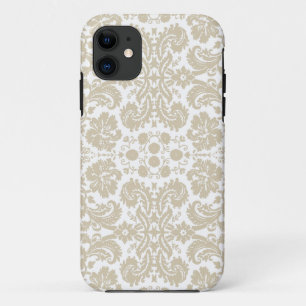 ヴィンテージのフランスのな花のアールヌーボーパターン iPhone 11 ケース