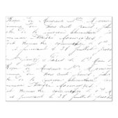 ヴィンテージのフランスの手書きスタンプ ラバースタンプ (インプリント)