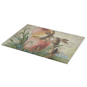 ヴィンテージのフランス人のイースターのウサギ カッティングボード (角)