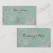 ヴィンテージのフランス人のToileのカスタムな名刺 名刺 (正面/裏面)