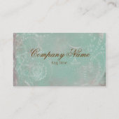 ヴィンテージのフランス人のToileのカスタムな名刺 名刺 (裏面)