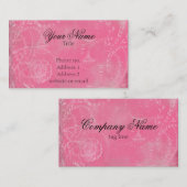 ヴィンテージのフランス人のToileのカスタムは名刺を着色します 名刺 (正面/裏面)