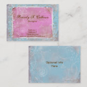 ヴィンテージのフランス語Toile及び原稿No.1の名刺 名刺 (正面/裏面)