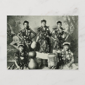 ヴィンテージのフラPortait ポストカード