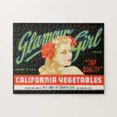 ヴィンテージのフルーツの木枠のラベル2のジグソーパズル ジグソーパズル (横)