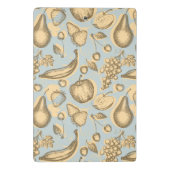 ヴィンテージのフルーツパターン ミニクリップボード (裏面)