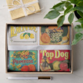 ヴィンテージのフルーツ広告 薄葉紙 (ギフト)