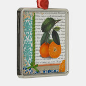ヴィンテージのフロリダのオレンジフルーツのオーナメント メタルオーナメント (右)
