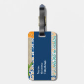 ヴィンテージのフロリダのオレンジフルーツの荷物のラベル ラゲッジタグ (裏面縦)