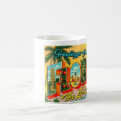 ヴィンテージのフロリダのマグ コーヒーマグカップ (中央)