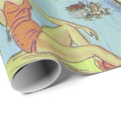 ヴィンテージのフロリダの郵便はがきの包装紙 ラッピングペーパー (ロールコーナー)