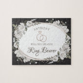 ヴィンテージのフローラを私たちのリングや輪持参人提案にする ジグソーパズル (横)