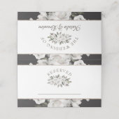 ヴィンテージのフローラ予約結婚席 プレイスカード (外部開封)