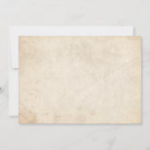 ヴィンテージのブタのローストの招待状(チケットのスタイル) 招待状 (裏面)