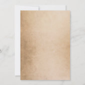 ヴィンテージのブタのローストの招待状 招待状 (裏面)