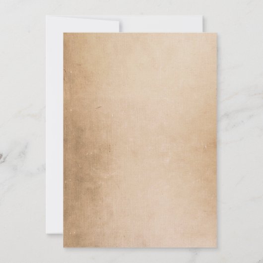 ヴィンテージのブタのローストの招待状 招待状 (裏面)