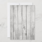 ヴィンテージのブタのロースト家族BBQの招待状 招待状 (裏面)