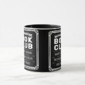 ヴィンテージのブッククラブのタイポグラフィ マグカップ (中央)