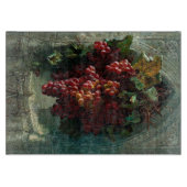 ヴィンテージのブドウのイメージのまな板 カッティングボード (正面)