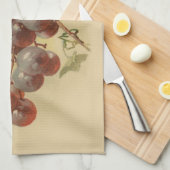 ヴィンテージのブドウ キッチンタオル (四つ折り)