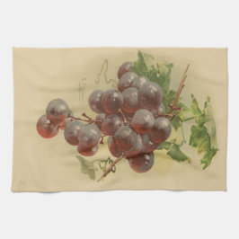 ヴィンテージのブドウ キッチンタオル