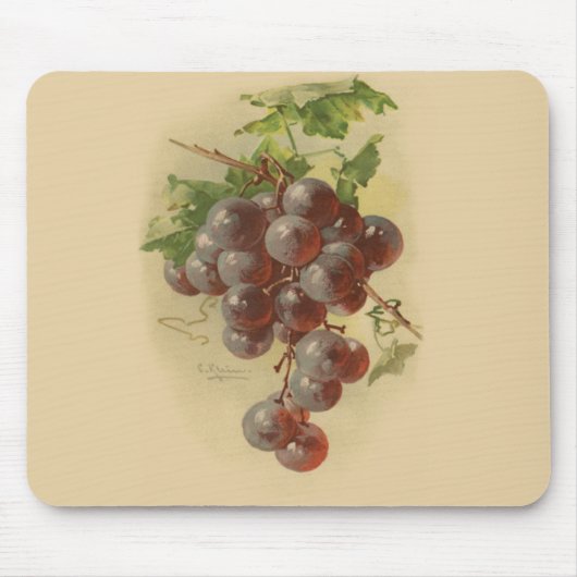 ヴィンテージのブドウ マウスパッド (正面)