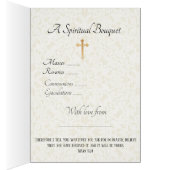 ヴィンテージのブライダルシャワーの霊的花束 (内側 (右))