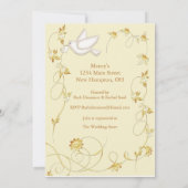 ヴィンテージのブライダルシャワー招待 招待状 (裏面)