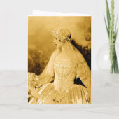 ヴィンテージのブライダルシャワー招待 招待状 (裏面)